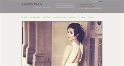 Desktop Screenshot of agnespaya.com